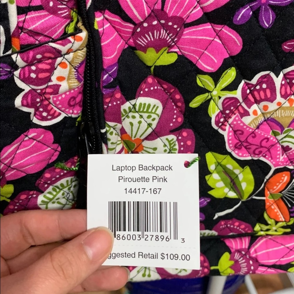 NWT Vera Bradley laptop Backpack - Picture 3 of 5